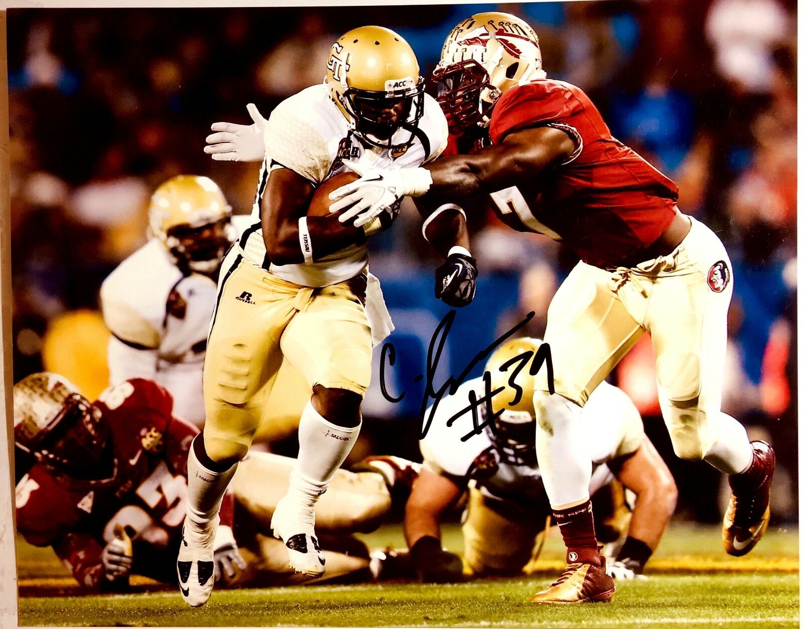 Christian Jones Signed 8x10 Photo Poster painting Florida State Seminoles Auto Autograph