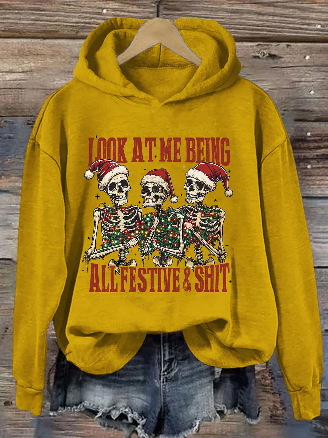 Look At Me Being All Festive And Shit Hoodie