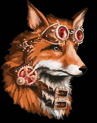 

Pilot Fox – Paint By Numbers - 40*50CM, 501 Original
