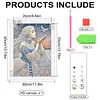 Diamond Painting-DIY Special Shaped Drill Pearl Painting Snow Queen(30x40cm)