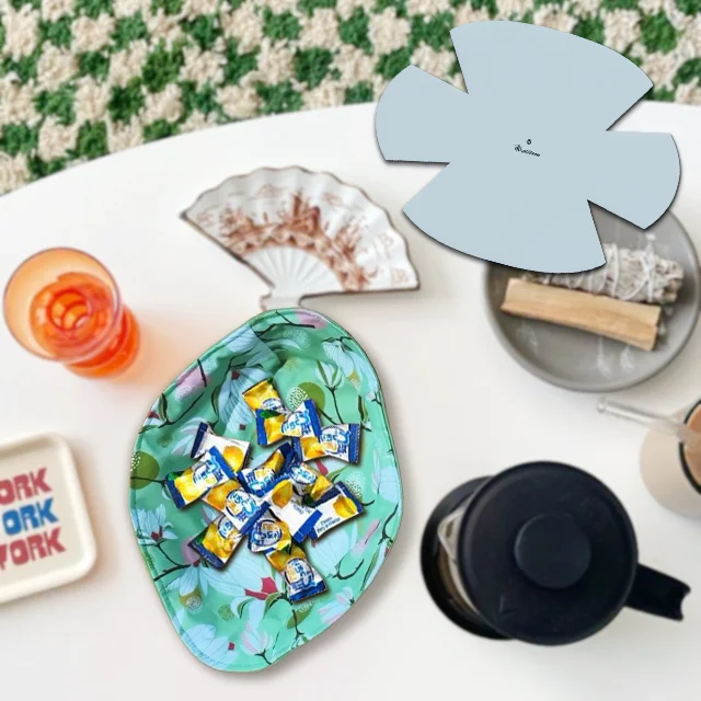 Easy Oval Fabric Basket Template-Tutorial Included