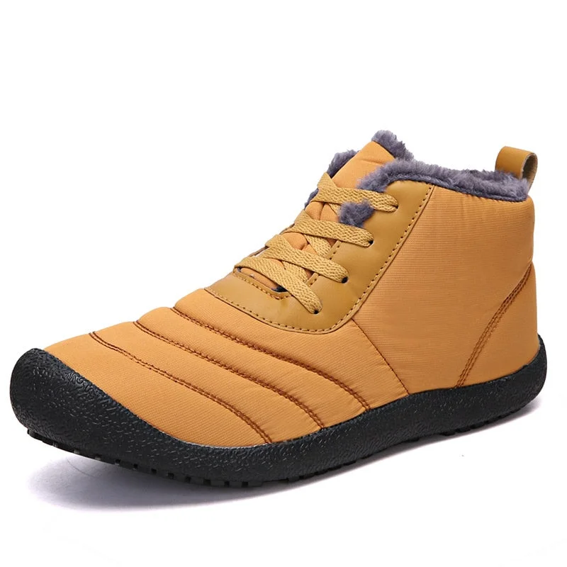 Men's Boots Winter Fashion Boot Men Retro Casual Warm Shoes Classic Trekking Shoes