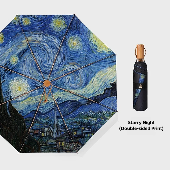 Casualruby©Double-sided Sunny & Rainy Artistry Umbrella