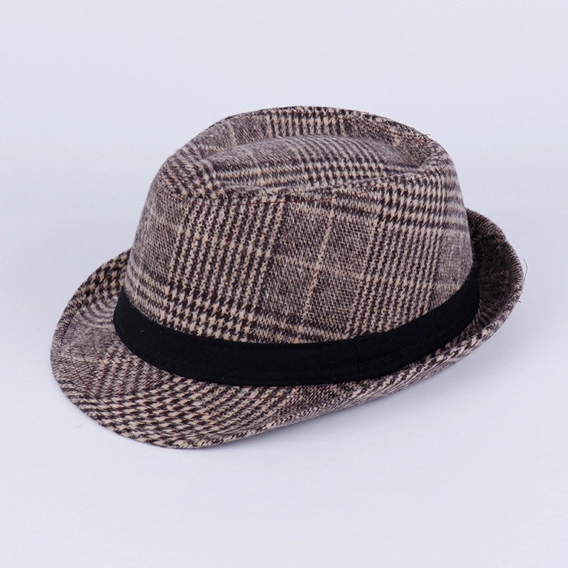 Autumn And Winter Available For Men And Women British Vintage Hat Fashion Gentleman Hat Jazz Hat Trendy Wool Small Top Hat