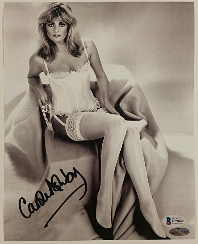 CAROLE ASHBY Signed 8x10 Photo Poster painting Octopussy James Bond Girl 007 w/ Beckett BAS coa