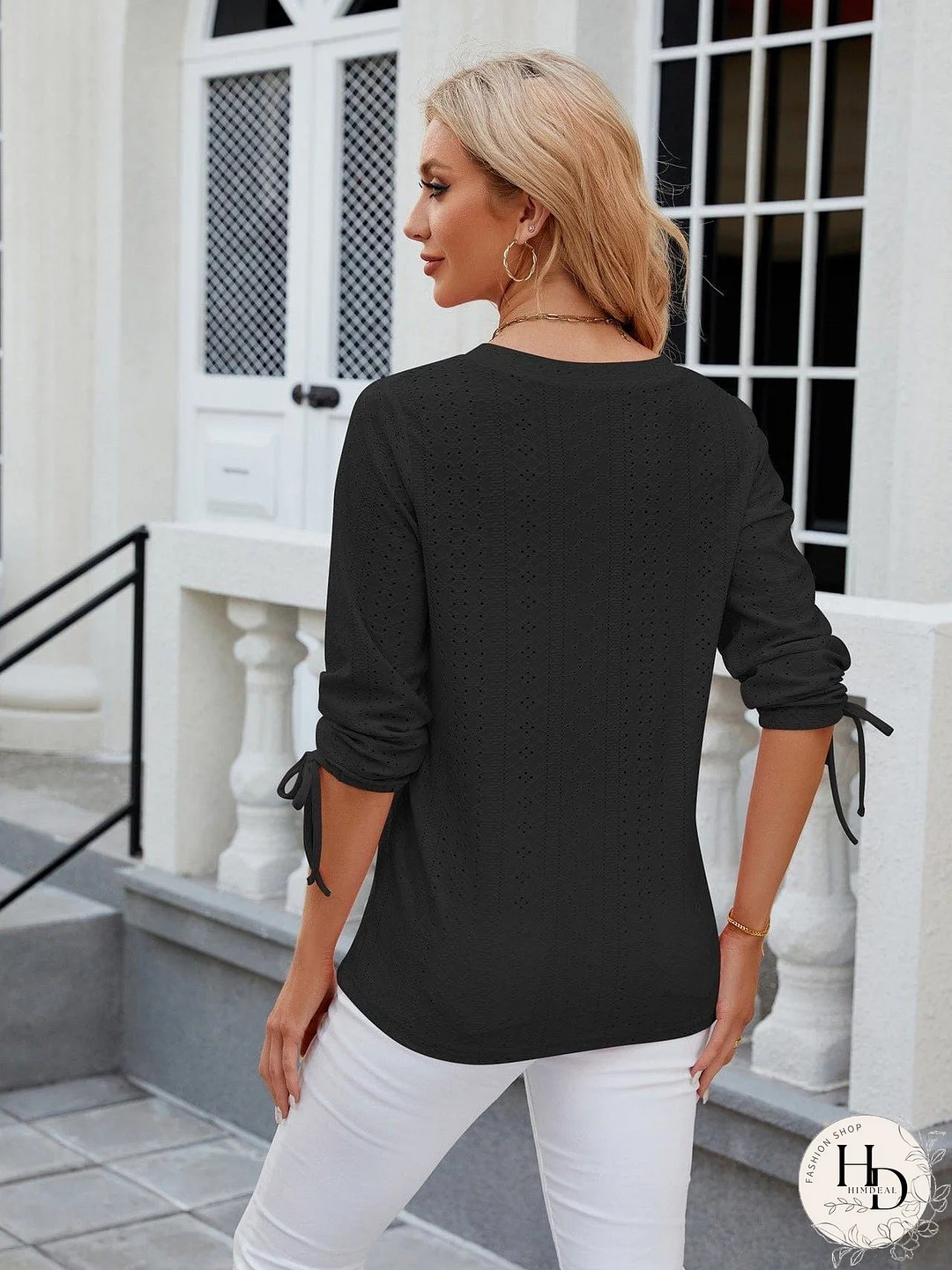 Versatile Knit Mock Neck T-Shirt