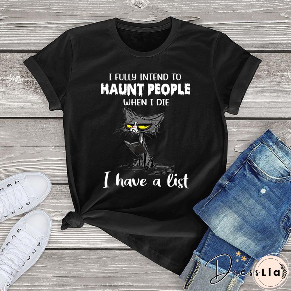 Funny Angry Cat Graphic T ShirtsFor Women Clothing Halloween Gifts Harajuku Short Sleeve Tee Tops Kawaii Cotton Girls Tshirts