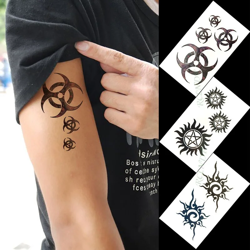Waterproof Temporary Tattoo Sticker mandala henna bird feather body art tatto flash tatoo fake tattoos for girl women men 4