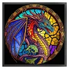 (Stamped/Counted) Dragon - 11CT Cross Stitch 40*40cm/15.75*15.75in