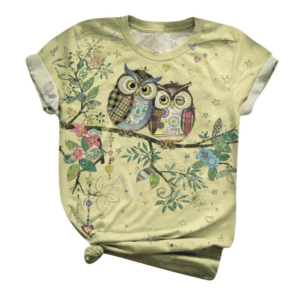 Gray Short Sleeve Cotton-Blend Shirts & Tops | EGEMISS