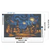 Diamond Painting-5D Full Round Drill Independence Day Town(60*40 CM)