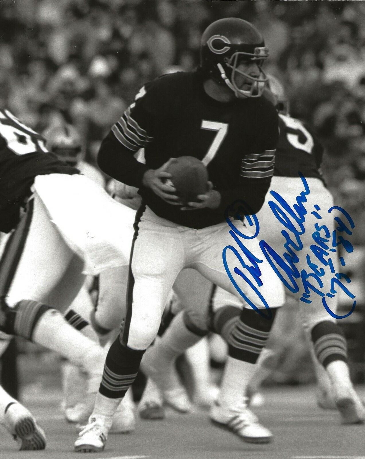 Bob Avellini signed Chicago Bears 8x10 Photo Poster painting autographed 4