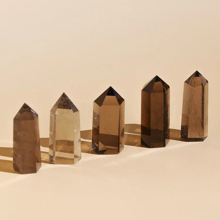 Olivenorma Mini Smoky Quartz Crystal Wands