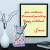 Diamond painting transparent pen holder | double-sided