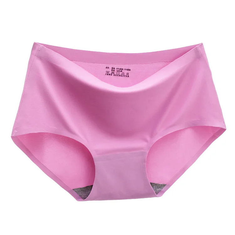 women's seamless ice silk Panties