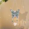 DIY 5D Diamond  Mosaic Sun Catcher Window Keyring Pendant Kits
