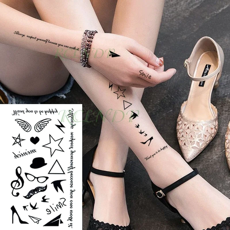 Waterproof Temporary Tattoo sticker movie Magic film school badge fake tatto flash tatoo for men women kids
