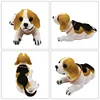Car Decoration Nod Dog Ornament High Simulation Creative Dog Dashboard Crafts Dog Lover Gift Car Vehicle Desktop Office Decoration (Beagle)
