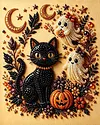 DIY Pearl Painting - Handmade Self - Adhesive Pearls - Halloween