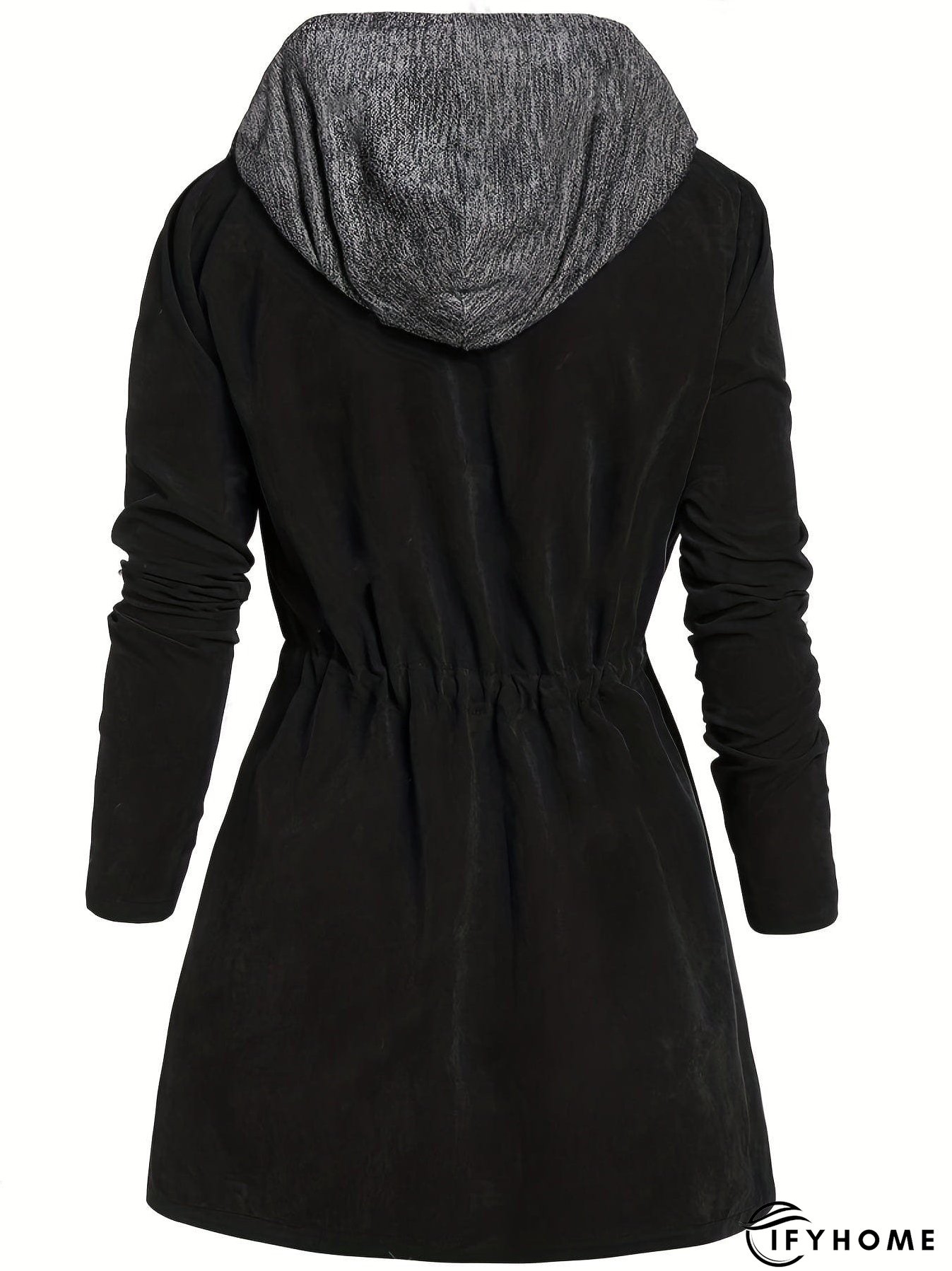 Plus Size Winter Coat with Pockets | IFYHOME