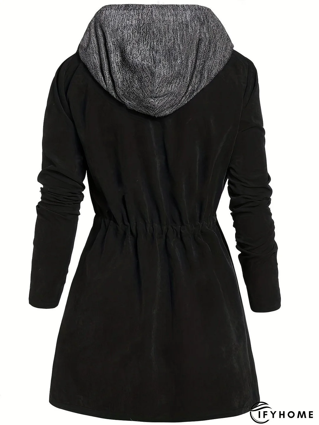 Plus Size Winter Coat with Pockets | IFYHOME