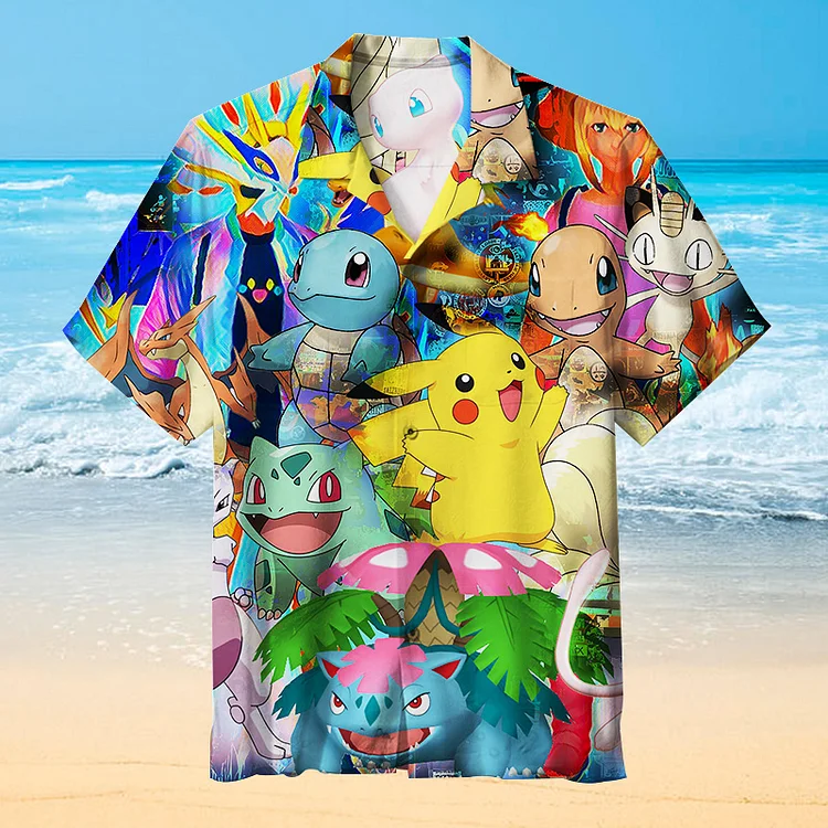 Go, Pikachu | Unisex Hawaiian Shirt