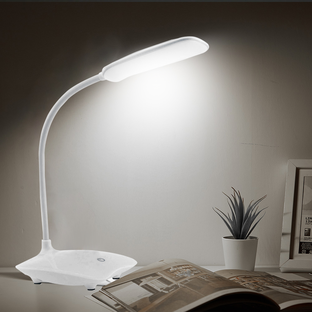 

LED Desk Lamp 3 Modes Touch Clip Eye Protection USB Dimmable Bedside Lamp, 501 Original