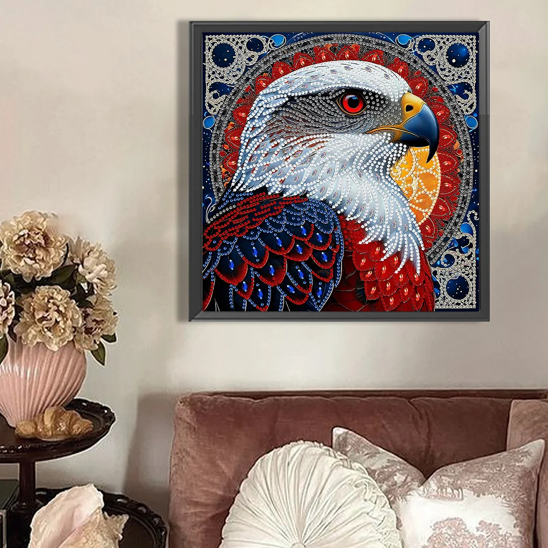 Eagle3 - Partial Special Shaped Drill Diamond Painting Kits (Canvas|30*30cm)