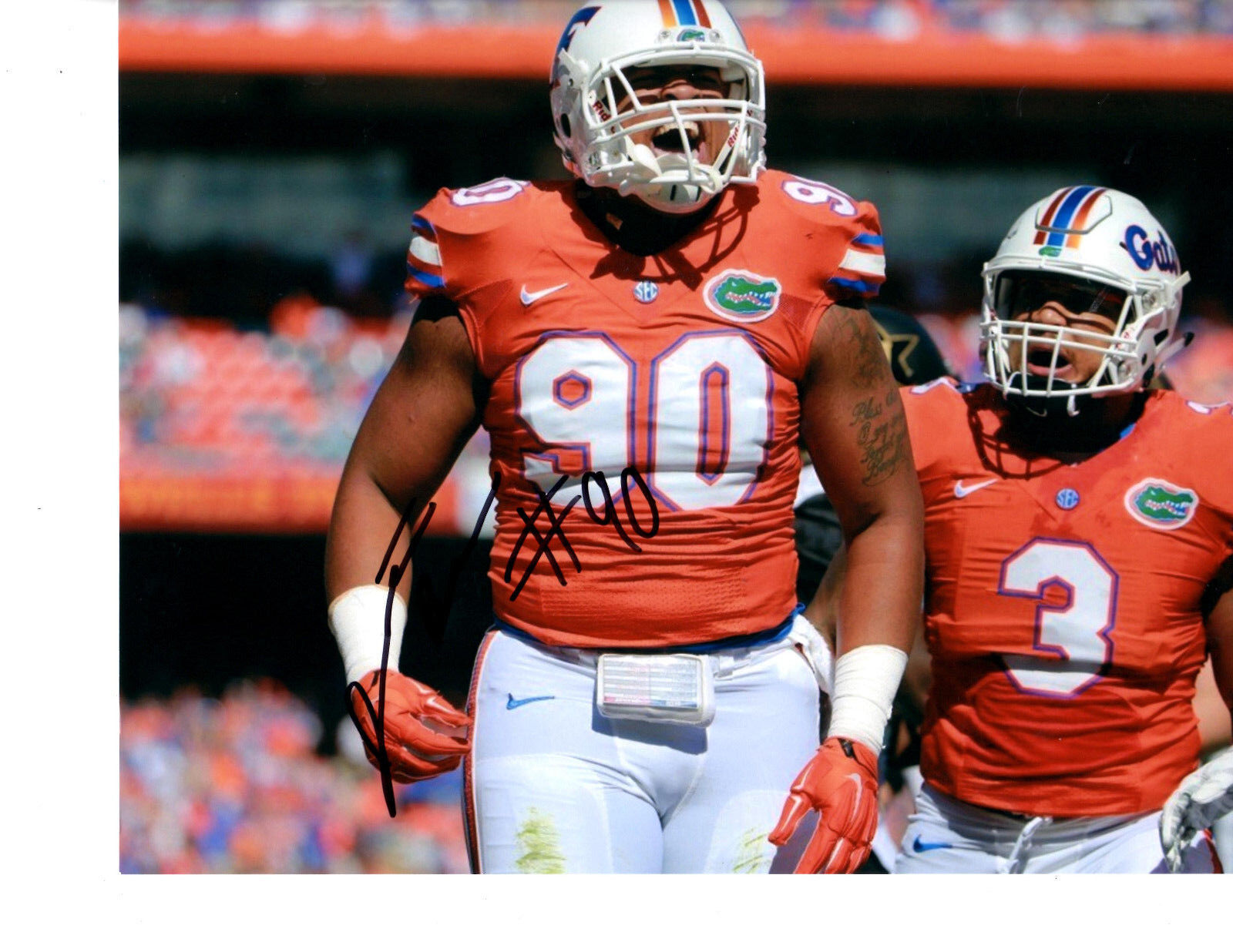 Jonathan Bullard hand signed autographed 8x10 football Photo Poster painting Florida Gators