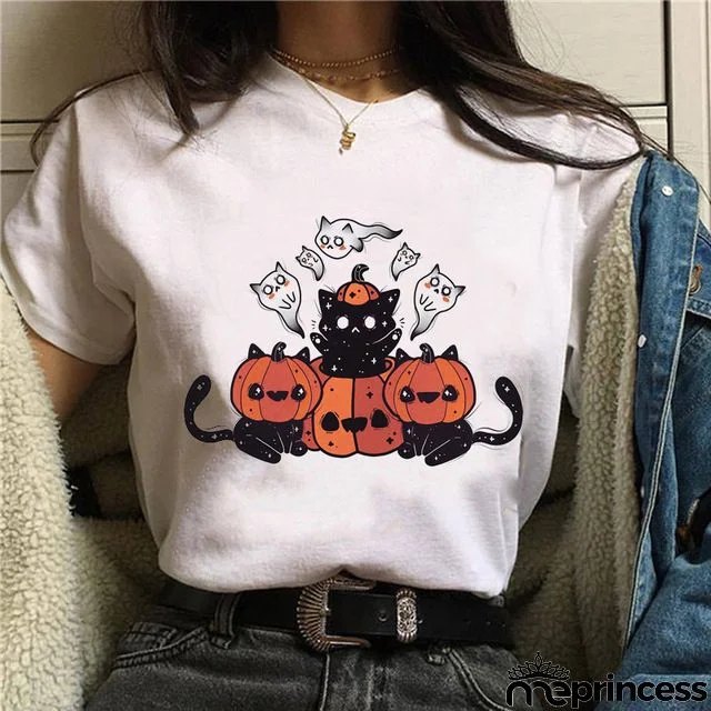 Women Fashion Floral Graphic Print Short Sleeve T-Shirt