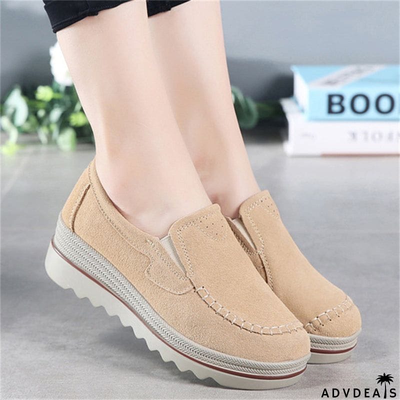 Fashion Extra Soft Lightweight Women Leather Loafers