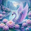 Diamond Painting -5D Full Round Drill Swan(40x40cm)