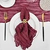 50x50cm Plain Colors Pleated Wedding Event Catering Napkins