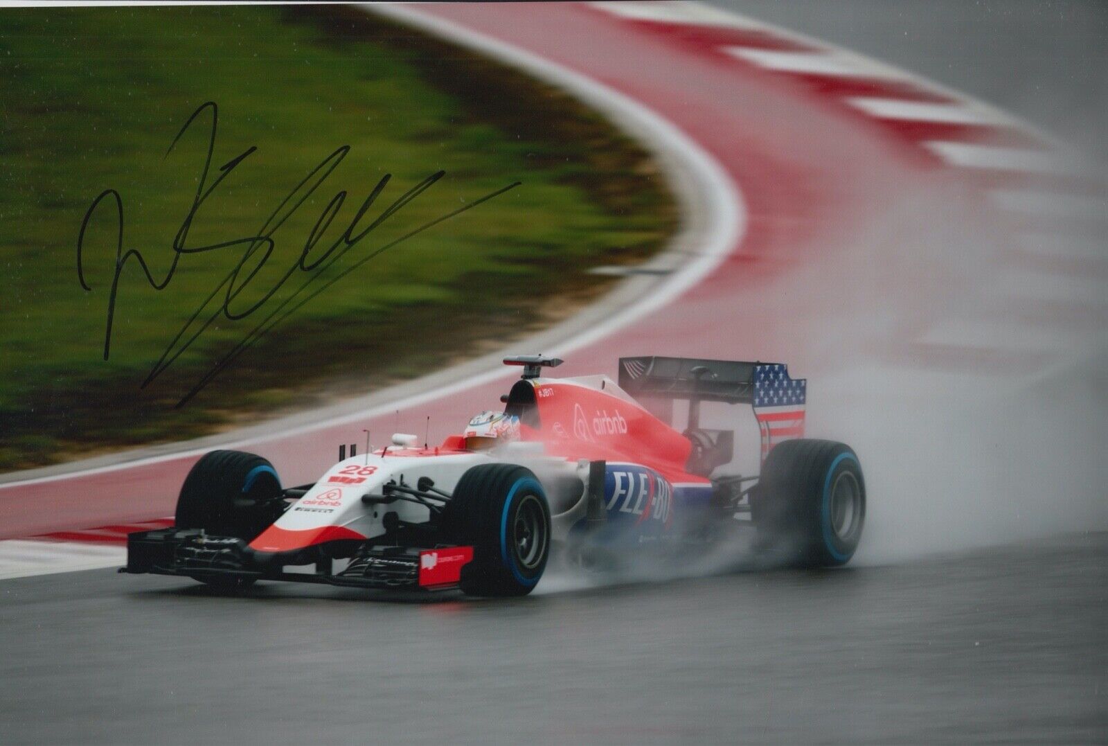 Will Stevens Hand Signed 12x8 Photo Poster painting F1 Autograph Manor Marussia 29