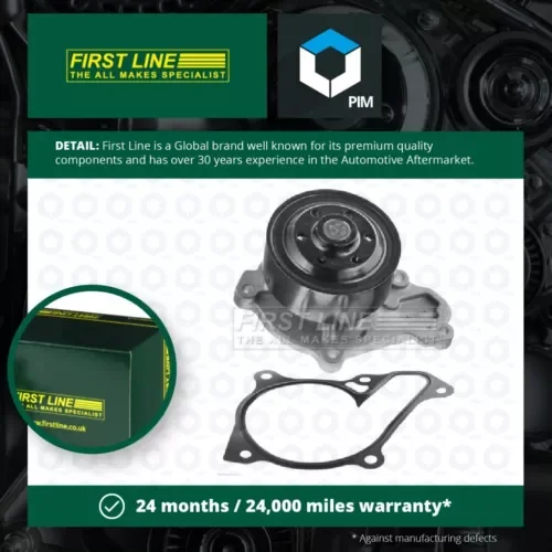 Dronehint Water Pump fits MAZDA 2 1.5D 2014 on Coolant Firstline S55015010A S55015100A New Parts