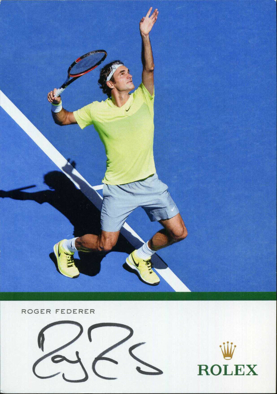 ROGER FEDERER Signed Photo Poster paintinggraph - Champion Tennis Player - reprint