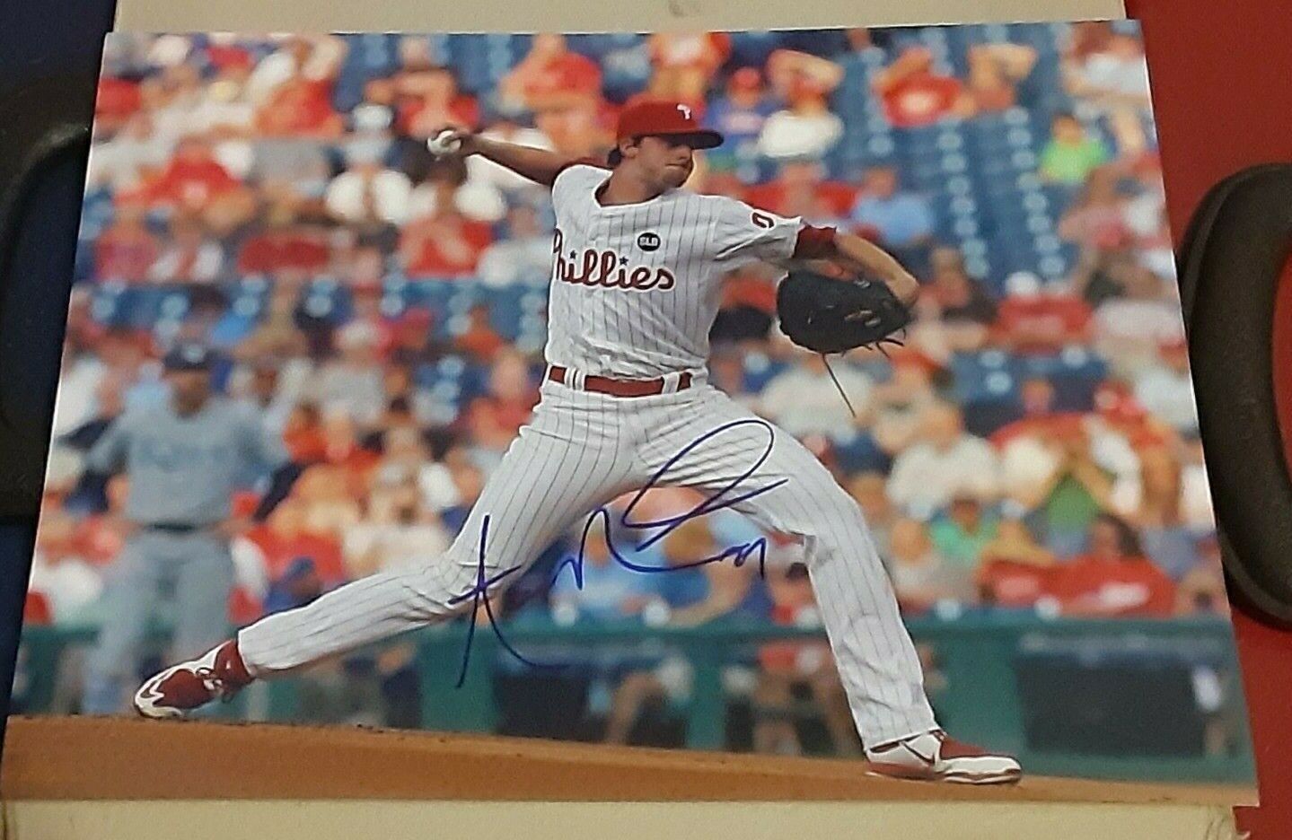 Aaron Nola Philadelphia Phillies SIGNED AUTOGRAPHED 8x10 Photo Poster painting COA MLB Baseball