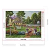 （AB/Round Drills)Quiet Countryside-Full  Diamond Painting 50*40CM