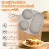 Medical Stone Omelette Pan Nonstick Frying Pan Divided Pancake Pan for Breakfast
