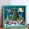 (Multi-Style) The Town In Book-11CT Stamped Cross Stitch 50*50cm/19.69*19.69in tapestrymarket