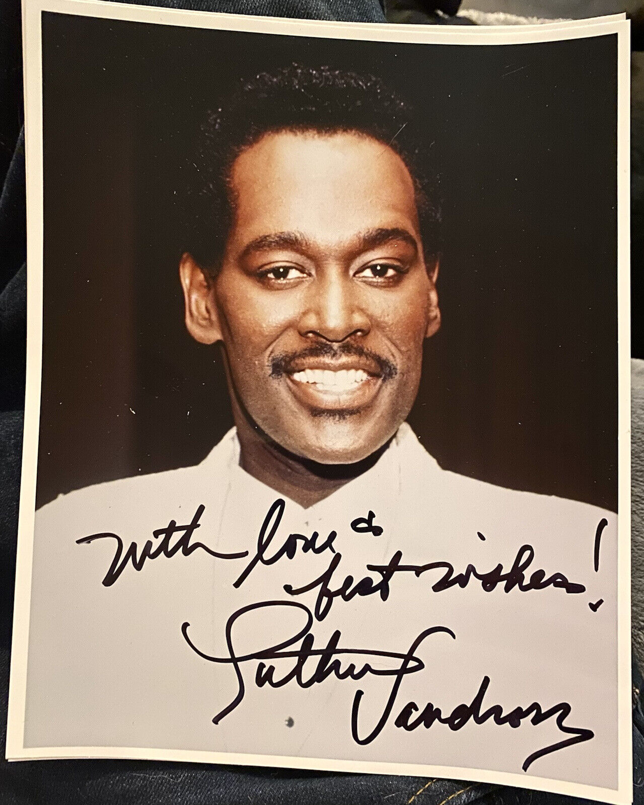 Luther Vandross Signed Autographed Photo Poster painting 8x10 vintage, Rare