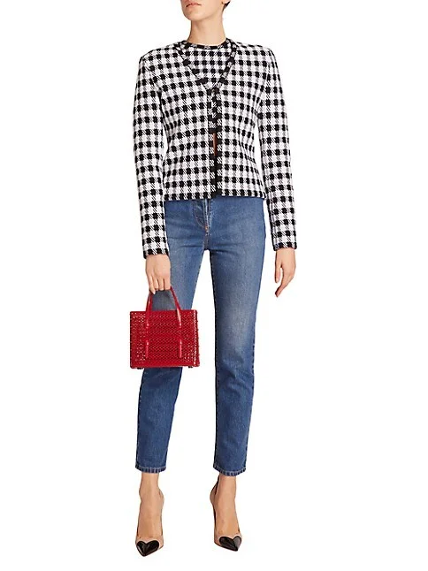 Ala&iuml;a Mina 20 Mini Leather Tote bag