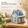 DIY Wooden House Diamond Art Painting Kit for Adults Home (Winter snowfield)