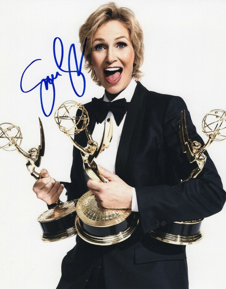 Jane Lynch Signed 8x10 Photo Poster painting w/COA Glee Sue Sylvester