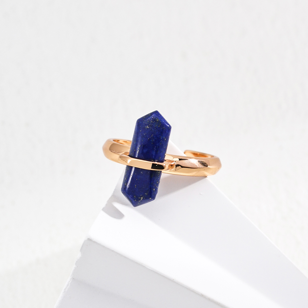 Glacial Era Lapis Lazuli Adjustable Ring