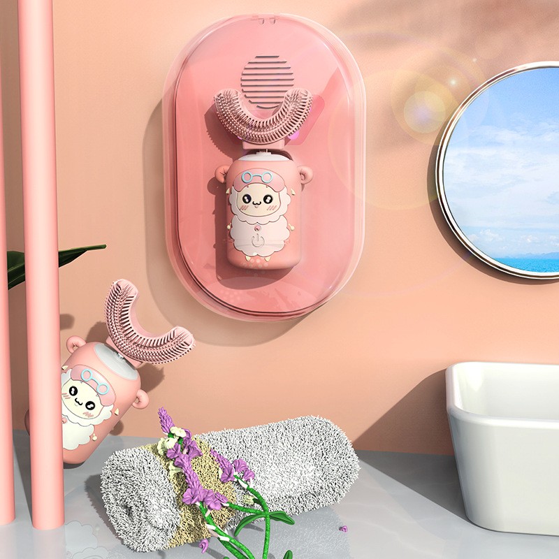 懒贝贝儿童超声波儿童U型电动牙刷充电防水2-8岁牙刷-Digicat 猫电澳洲