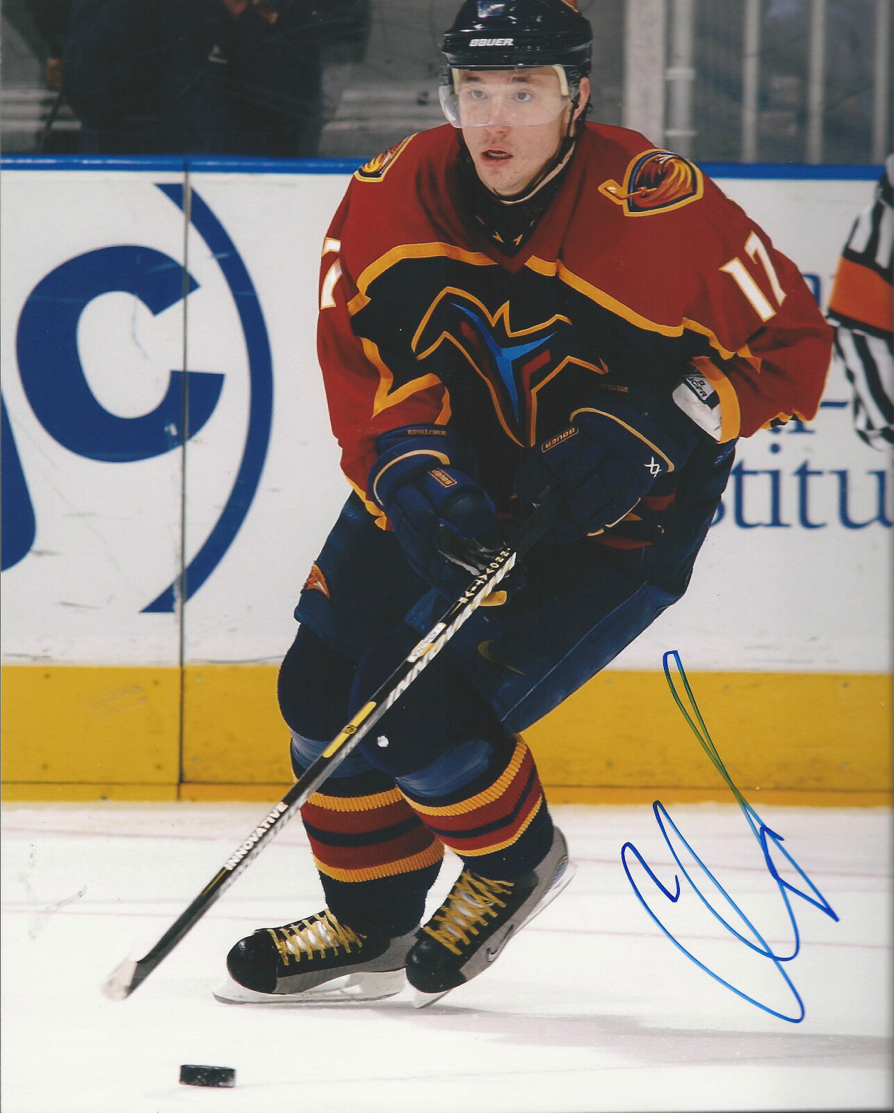 GFA Atlanta Thrashers * ILYA KOVALCHUK * Signed 8x10 Photo Poster painting AD2 COA