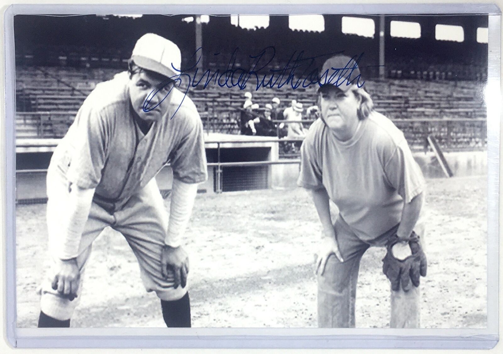 Linda Ruth Tossetti Signed 4x6 Photo Poster painting New York Yankees Babe Ruth Granddaughter