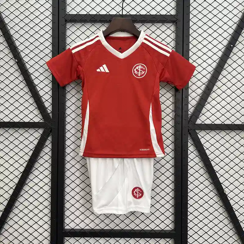 25/26 Kids Brazil Internacional Soccer Jersey Home