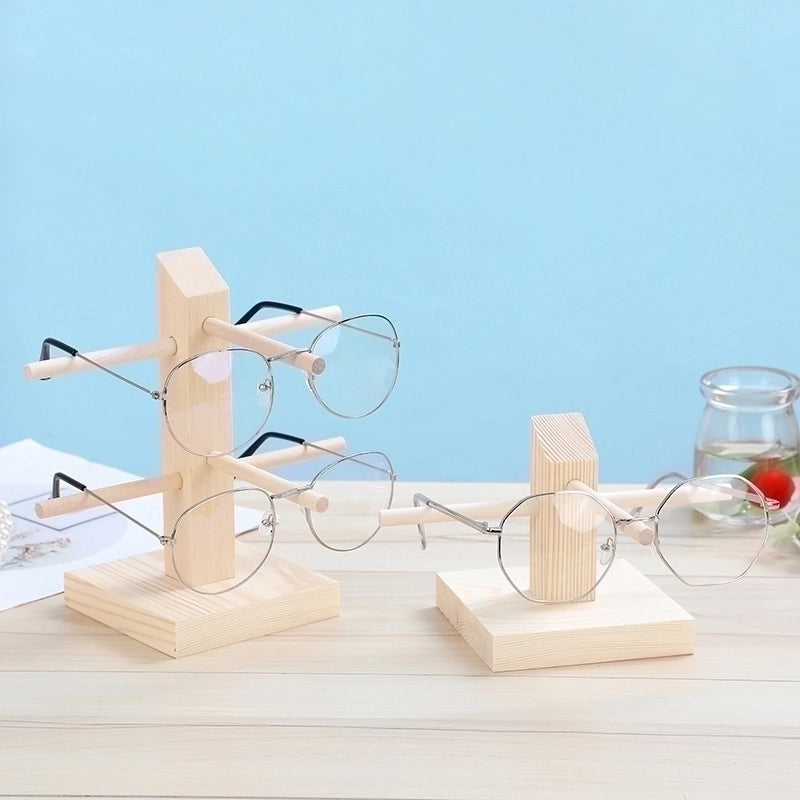 Minimalist Geometric Solid Wood Jewelry Display